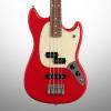 Custom Fender PJ Mustang Electric Bass, Torino Red
