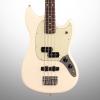Custom Fender PJ Mustang Electric Bass, Olympic White #1 small image