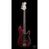Custom Pre-Owned Fender American Deluxe Precision Bass RW - Wine Transparent (035)