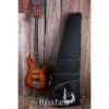 Custom Traben 5 String Electric Bass Guitar Ash Body Flame Maple Top with Gig Bag #1 small image