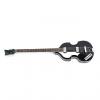 Custom Hofner HCT 500/1 Contemporary Left-Handed Violin Bass Guitar w/ Case Black #1 small image