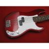Custom Fender Precision Bass 1990 Red #1 small image