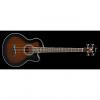 Custom Ibanez AEB10E Acoustic-Electric Bass Guitar in Dark Violin Sunburst High Gloss F #1 small image