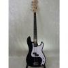 Custom Squier Bullet P Bass Refurbished Electric Bass – Black #1 small image