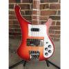 Custom Rickenbacker 4003 Electric 4 String Bass Fireglo MINT! with Case &amp; Case Candy