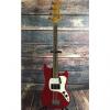 Custom Fender Musicmaster Bass 1971 Red with hard shell case