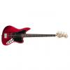 Custom Fender Squier Vintage Modified Jaguar Bass Crimson Red