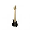 Custom Squier (Fender) Deluxe Dimension Bass V Black 5-String Electric Bass