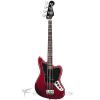 Custom Fender Squier Vintage Modified Jaguar Special SS RW FB 4/S Electric Bass Guitar Candy Apple Red