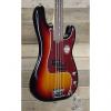 Custom Fender American Standard Precision Bass Guitar 3 Color Sunburst Finish with Case #1 small image
