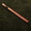 Custom Concert Series F#m Native Flute by Butch Hall, premium eastern red cedar w/ brass sound plate #1 small image