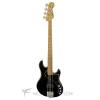 Custom Fender Squier Deluxe Dimension Maple Fingerboard 4-String Electric Bass Guitar Black - 301402506 #1 small image