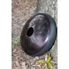 Custom Idiopan Lunabell 8-Inch Tunable Steel Tongue Drum - Dark Cherry W/Malletts