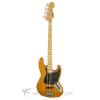 Custom Fender Squier Vintage Modified Jazz 77 Maple Fingerboard Electric Bass Amber - 0307702520