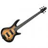 Custom Ibanez 5 String Electric Bass Guitar GSR205SM-NGT Natural Grey Burst NEW