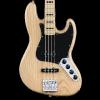 Custom Fender Deluxe Active Jazz Bass with Maple Fingerboard - Natural with Gig Bag