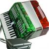 Custom Mirage Mexican Flag Color Piano Key Accordion (great holiday gift idea) - 809312100176 #1 small image
