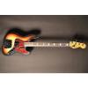 Custom Fender Vintage 1966 Jazz Bass Vintage Sunburst All Original Electric Bass Guitar (SN:173773)