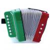 Custom M/M -  Child Size Accordion - Mexican Flag Design, your child will love it - model: #1 small image
