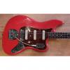 Custom Fender Custom Shop 60′s Relic Bass VI 2014 Fiesta Red With Matching Headstock