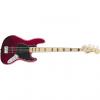 Custom Squier Vintage Modified  '70s Jazz Bass Guitar Candy Apple Red