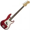Custom Fender Standard Precision Bass Guitar Rosewood Candy Apple Red