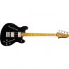 Custom Fender Starcaster Bass Guitar Black #1 small image
