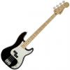 Custom Fender Standard Precision Bass Guitar Maple Black #1 small image