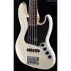 Custom Fender Deluxe Active Jazz Bass V Olympic White Rosewood (727)