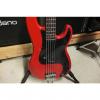 Custom JB Player P Bass 2000's Red 5 String modification