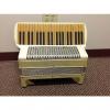 Custom Vintage Accordion Student Model, Serial #22006 Aged White For Repair #1 small image