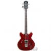 Custom Guild Starfire Hollowbody Bass, Newark St. Collection, Cherry Red with Case - 3792400866
