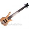 Custom Warwick Corvette Basic 6-String Active Electric Bass Guitar in Natural Satin #1 small image