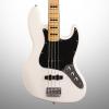 Custom Squier Vintage Modified '70s Jazz Electric Bass, Olympic White