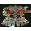 Custom Cort Gene Simmons Axe Bass Custom Painted by Gentry Riley - Silver Dragon #1 small image
