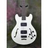 Custom Warwick Star Bass 4-String with Gig Bag Cream White Semi Hollow Passive Pickups #1 small image