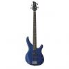 Custom Yamaha TRBX174 4 String Electric Bass Guitar Dark Blue Metallic Finish