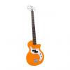 Custom Orange O-Bass 4 String Bass Guitar with Gig Bag Orange #1 small image