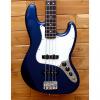 Custom Fender Standard Jazz Bass Rosewood Cobalt Blue Metallic - 0136200387 - SN MZ7130022