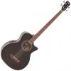 Custom Vintage VCB430TBK Black Acoustic Bass Guitar