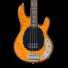 Custom Sterling by Music Man Ray34 Quilt Maple Bass - Antique Maple with Gig Bag
