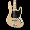 Custom Fender American Elite Jazz Bass Ash with Maple Fingerboard - Natural with Case