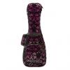 Custom Beaumont Stylish Purple Lace Soprano Ukulele Bag - Padded Designer Case #1 small image