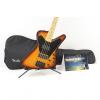 Custom Dean John Entwistle Hybrid Electric Bass Guitar - Trans Brasilia w/Gig Bag