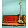 Custom Fender  Jazz Electric Bass Guitar Vintage American Sunburst Finish w/OHSC 1966 Sunburst #1 small image