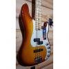 Custom New Fender® American Elite Precision Bass® Maple Fingerboard Tobacco Burst w/Case