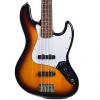 Custom Squier Affinity Jazz Bass Brown Sunburst