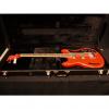 Custom Eastwood K-200 Electric Bass Guitar in Red &amp; Case #1042