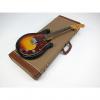 Custom 1962 Fender Electric Mandolin Pre CBS Slab Board Miniture Beauty with Original Brown Case with keys