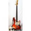 Custom Fender American Deluxe Jazz Bass 2002 Flame Orange With Fender OHSC